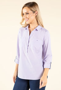 Relaxed Pin Stripe Shirt