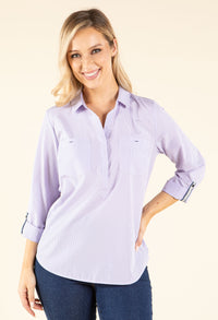 Relaxed Pin Stripe Shirt