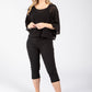Angelika Slim Fit Capri Trousers