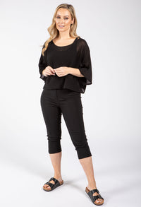Angelika Slim Fit Capri Trousers