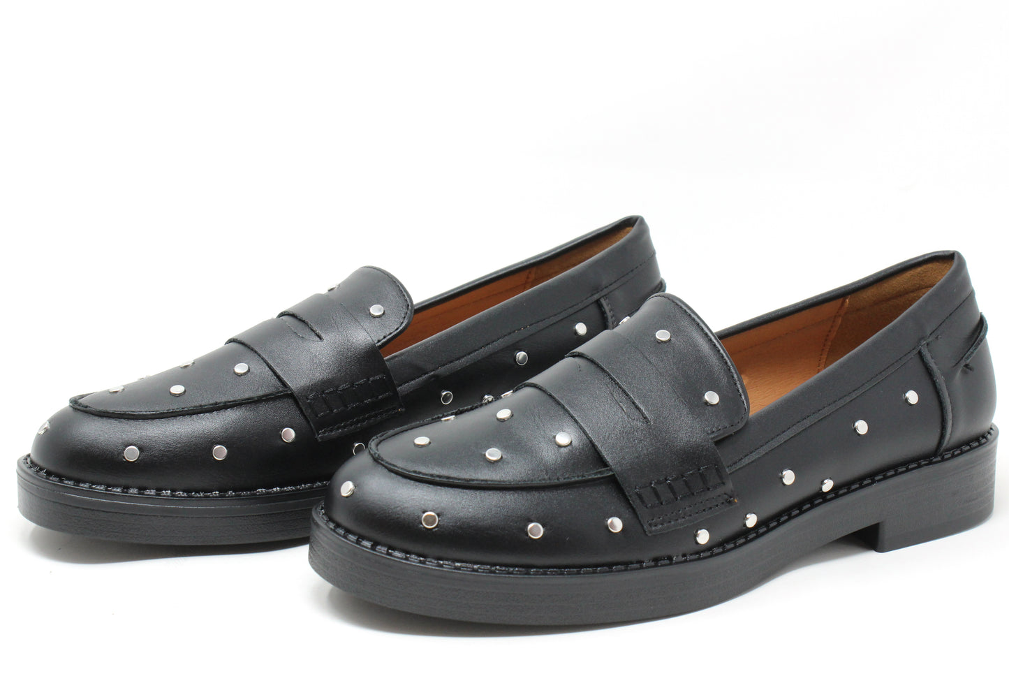 Studded Loafers