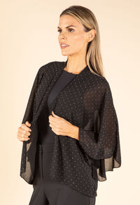 Sheer Diamante Cardigan