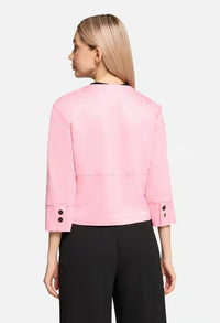 Blazer jacket with patch pockets