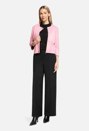 Blazer jacket with patch pockets