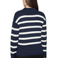 Striped knit sweater