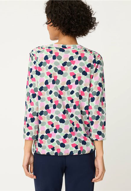 Clara Fit Print Top