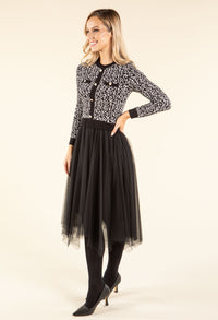 2 in 1 Look Tulle Dress