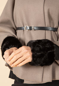 Faux-Fur Wrist Cuffs