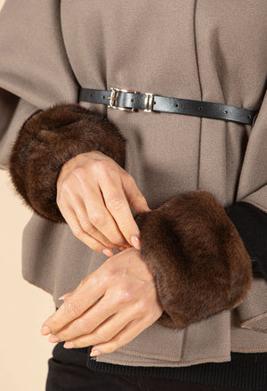 Faux-Fur Wrist Cuffs