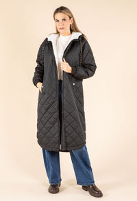 ONLNEWSANDY Quilted Coat