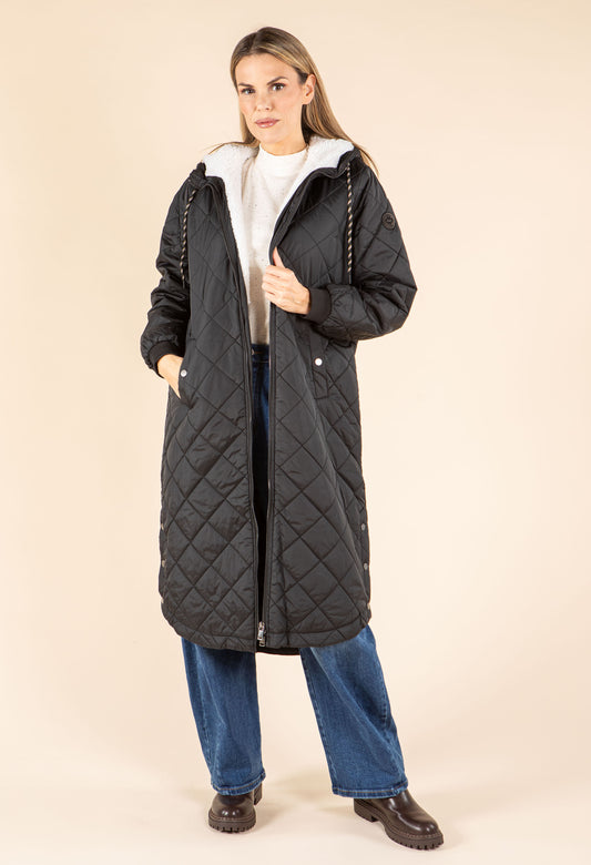 ONLNEWSANDY Quilted Coat