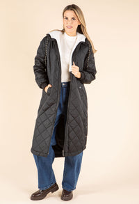 ONLNEWSANDY Quilted Coat