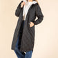 ONLNEWSANDY Quilted Coat