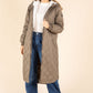 ONLNEWSANDY Quilted Coat