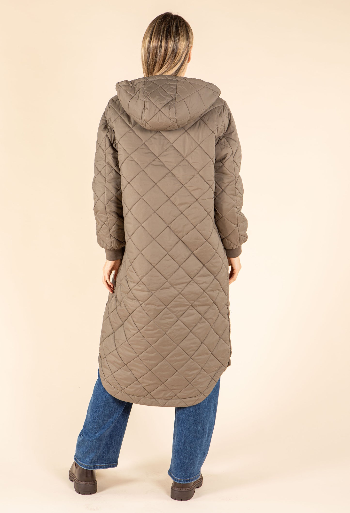 ONLNEWSANDY Quilted Coat