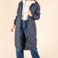 ONLNEWSANDY Quilted Coat