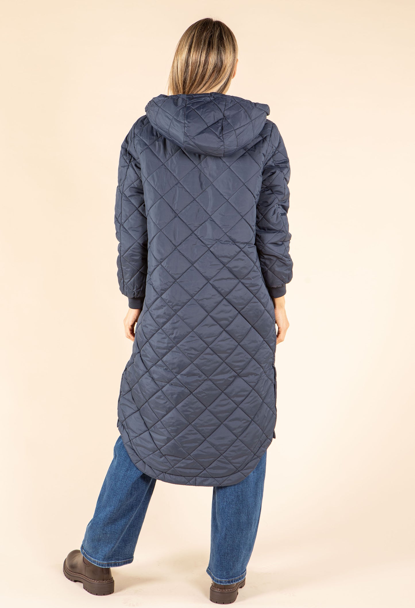 ONLNEWSANDY Quilted Coat