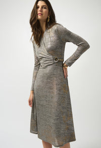 Formal V-neck Wrap Dress