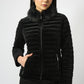 Puffer Jacket With Fur Collar