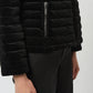 Puffer Jacket With Fur Collar