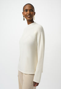 Mock Neck Casual Pullover