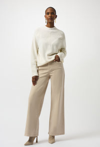 Mock Neck Casual Pullover