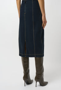 Stitch Detail Denim Skirt