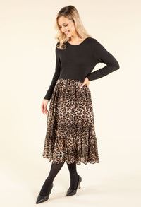 2 in 1 Leopard Print Dress