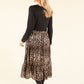 2 in 1 Leopard Print Dress