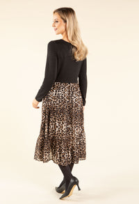 2 in 1 Leopard Print Dress