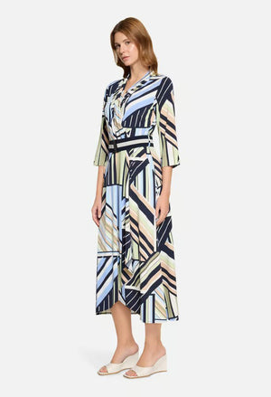 Flounce Midi Dress