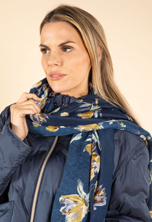 Floral Design Scarf