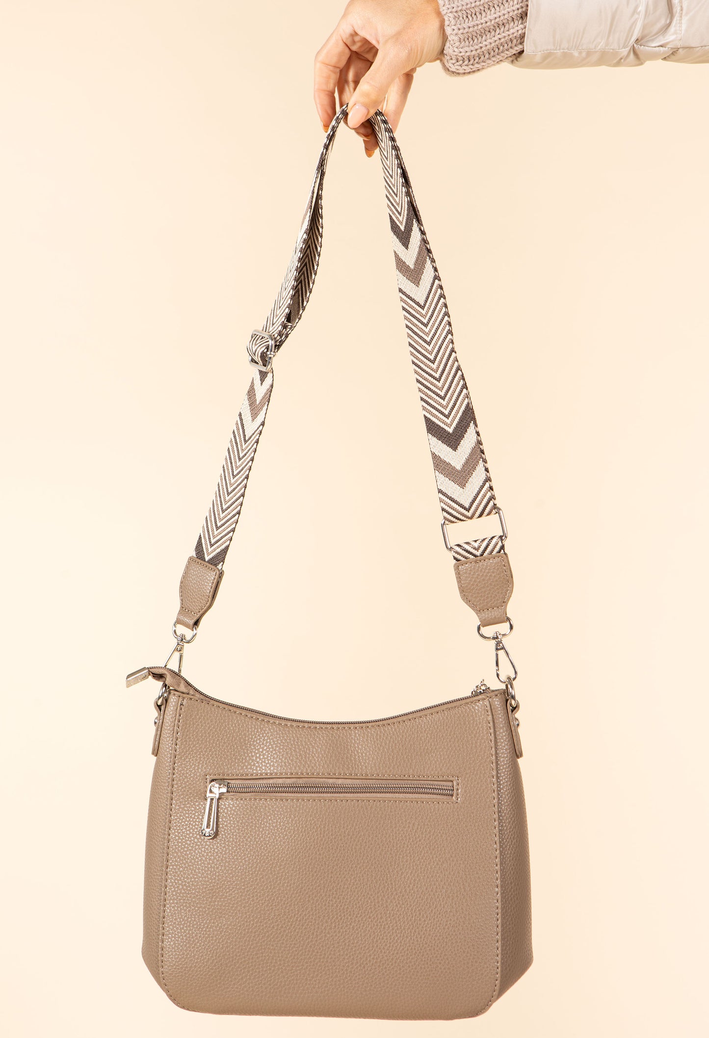 Faux Leather Cross Body Bag