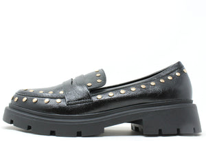 Gold Studded Loafer