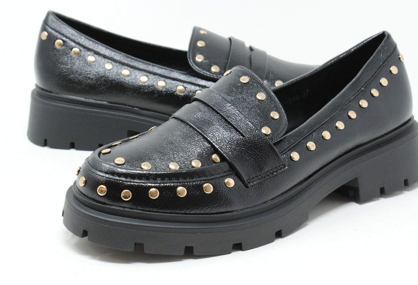 Gold Studded Loafer