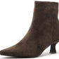 Faux Suede Ankle Boot