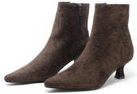 Faux Suede Ankle Boot