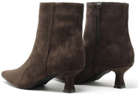 Faux Suede Ankle Boot