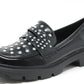 Silver Studded Loafer