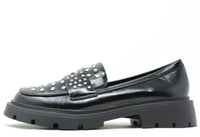 Silver Studded Loafer