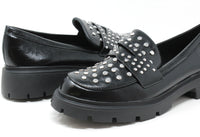 Silver Studded Loafer