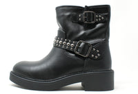 Studded Strap Boot