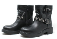 Studded Strap Boot