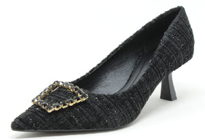 Tweed Look Heel