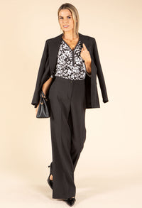 Floral Print V-Neck Top