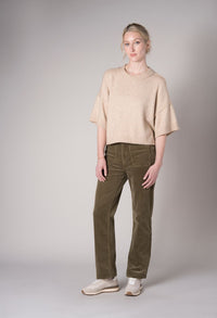 Corduroy Patch Pocket Jeans