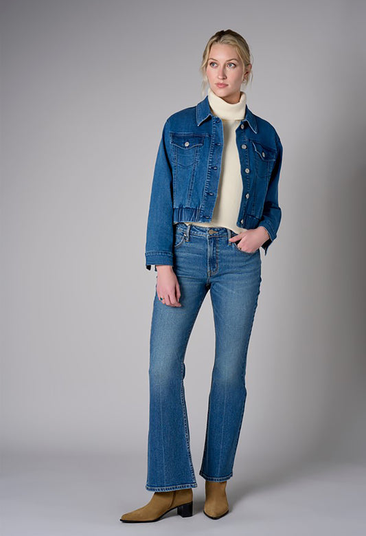 Cropped Denim Jacket