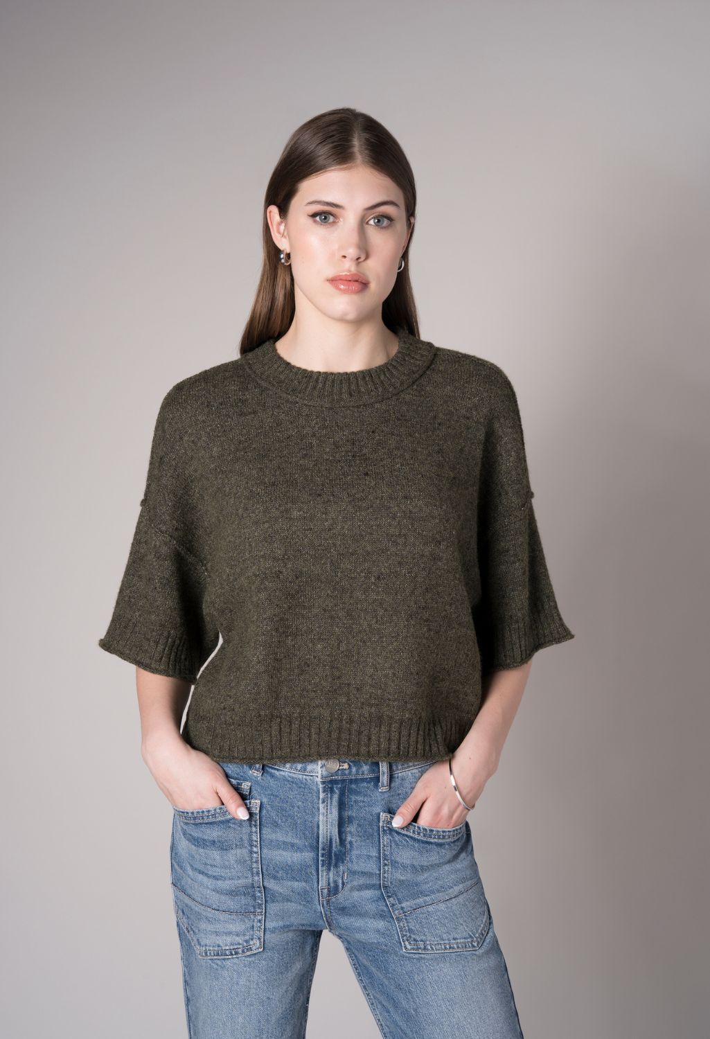 Boxy Fit Knit Jumper