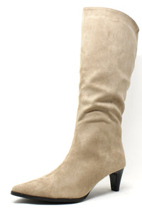 Faux Suede Knee High Boot