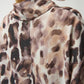 Cowl Neck Leopard Pullover